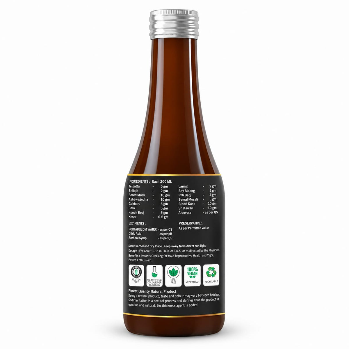 Vedansh Herbal Life Man O Power Syrup (200ml)